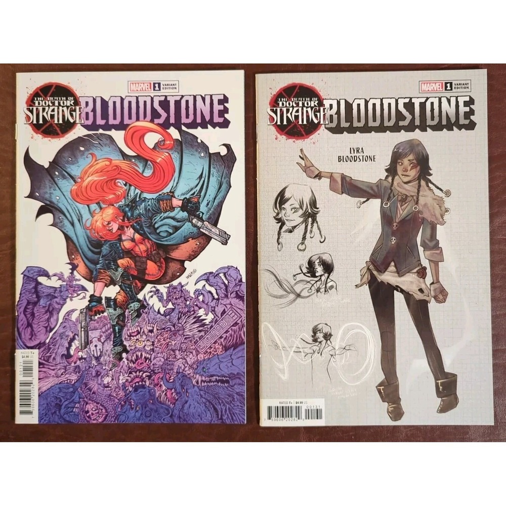 Death of‎ Doctor Strange Bloodstone #1 Variants B & C 1st Lyra NM Marvel 2022